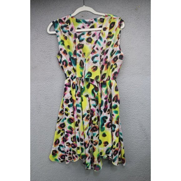 XOXO Dresses & Skirts - XOXO Chiffon Colorful Asymmetrical Dress-Size Medium-Pockets-Fairy-Whimsigoth